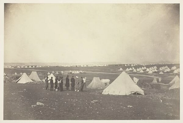General Bosquet's Quarters looking toward Mackenzie Farm, 1855. Creator: Roger Fenton