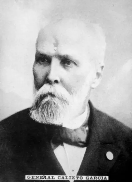 Framed Print : General Calixto Garcia Iniguez (1839-1898), general during the Cuban War for Independence, c1910