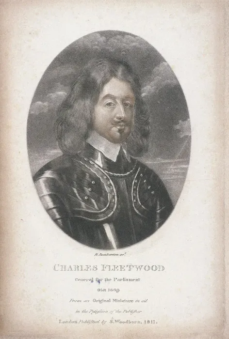 Framed Print : General Charles Fleetwood, (1811). Artist: Robert Dunkarton Framed Print : General Charles Fleetwood, (1811). Artist: Robert Dunkarton