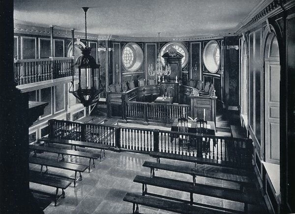 The General Court at the Capitol of Williamsburg, c1938