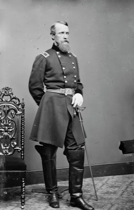Framed Print : General D. B. Birney, US Army, between 1855 and 1865. Creator: Unknown Framed Print : General D. B. Birney, US Army, between 1855 and 1865. Creator: Unknown