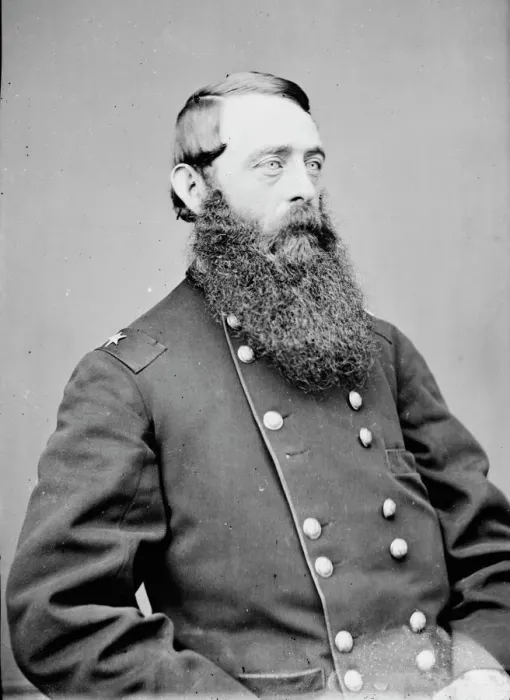 Framed Print : General David McMurtrie Gregg, US Army, between 1855 and 1865. Creator: Unknown Framed Print : General David McMurtrie Gregg, US Army, between 1855 and 1865. Creator: Unknown