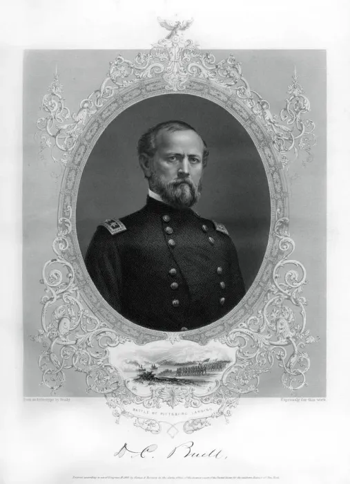Framed Print : General Don Carlos Buell, US Army officer, 1862-1867. Artist: Brandy Framed Print : General Don Carlos Buell, US Army officer, 1862-1867. Artist: Brandy
