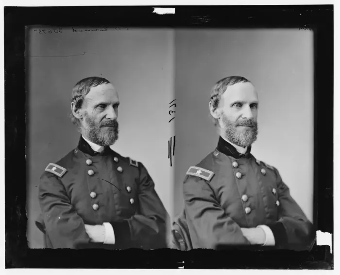 Framed Print : General Edward Davis Townsend, 1865-1880. Creator: Unknown Framed Print : General Edward Davis Townsend, 1865-1880. Creator: Unknown