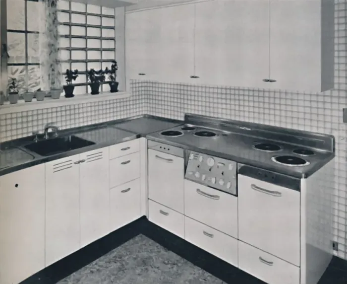 Framed Print : General Electric Company - The Kitchen, 1940 Framed Print : General Electric Company - The Kitchen, 1940