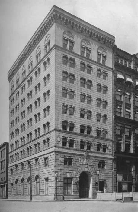 Framed Print : General exterior view, offices of the Brotherhood of Railroad Trainmen, Cleveland, Ohio, 1923 Framed Print : General exterior view, offices of the Brotherhood of Railroad Trainmen, Cleveland, Ohio, 1923