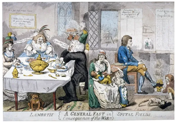 Framed Print : A General Fast in consequence of the War!!, 1794. Artist: Isaac Cruikshank Framed Print : A General Fast in consequence of the War!!, 1794. Artist: Isaac Cruikshank