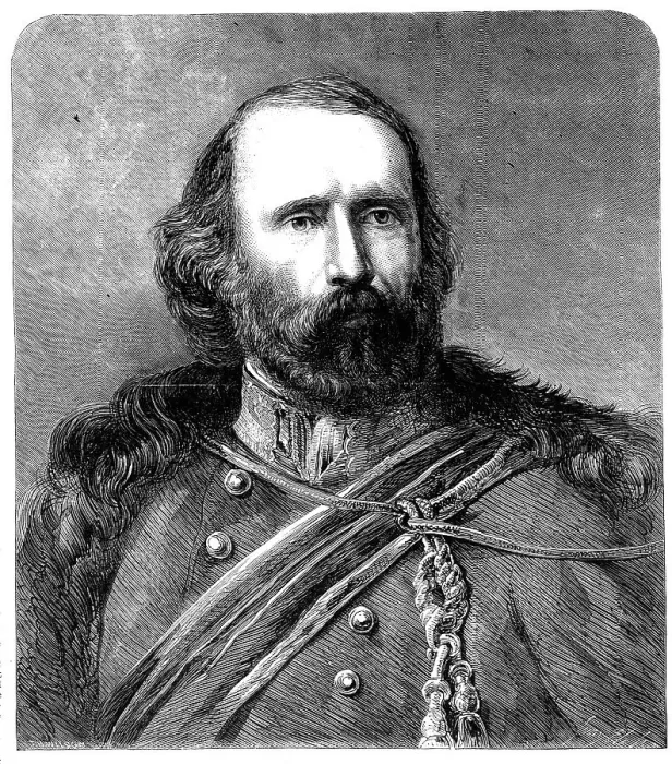 Framed Print : General Garibaldi - from a portrait by Orsani, 1860. Creator: Smyth Framed Print : General Garibaldi - from a portrait by Orsani, 1860. Creator: Smyth