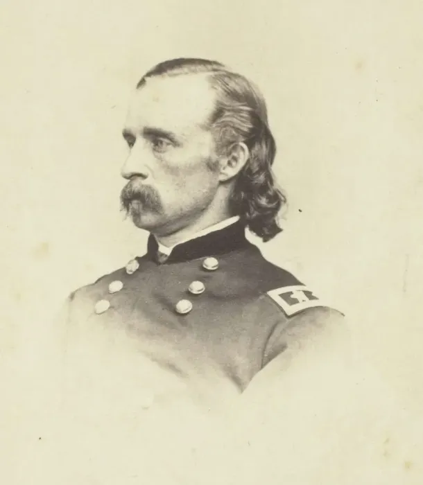Framed Print : General George Armstrong Custer, 1860 / 76. Creators: Bradys National Photographic Framed Print : General George Armstrong Custer, 1860 / 76. Creators: Bradys National Photographic