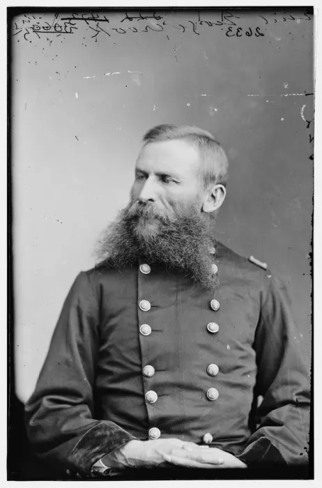 Framed Print : General George Crook, US Army, between 1870 and 1880. Creator: Unknown Framed Print : General George Crook, US Army, between 1870 and 1880. Creator: Unknown