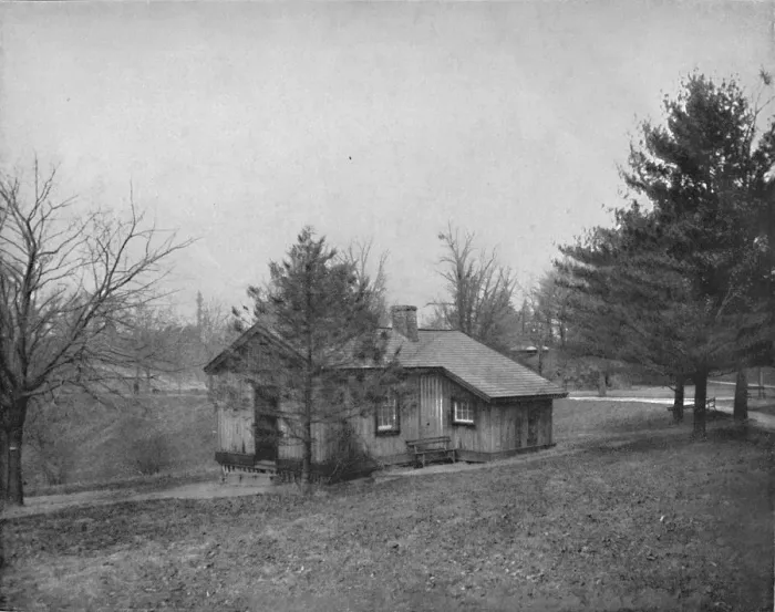 Framed Print : General Grants Log Cabin, Fairmount Park, Philadelphia, c1897. Creator: Unknown Framed Print : General Grants Log Cabin, Fairmount Park, Philadelphia, c1897. Creator: Unknown