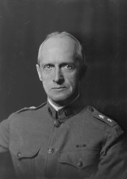 General H.C. Brummerd Hodges, portrait photograph, 1918 Aug. 17. Creator: Arnold Genthe