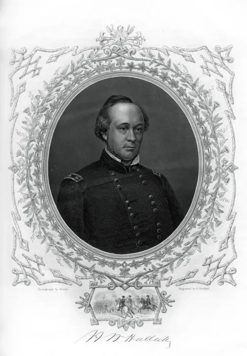 Framed Print : General Henry Wager Halleck, senior Union Army commander, 1862-1867. Artist: G Stodart Framed Print : General Henry Wager Halleck, senior Union Army commander, 1862-1867. Artist: G Stodart
