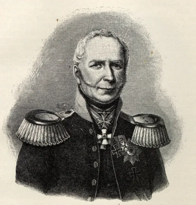 Framed Print : General Hermann von Boyen (1771-1848). Creator: Jentzen, Friedrich (1804-1875)