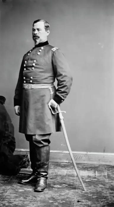 Framed Print : General Irvin McDowell, between 1855 and 1865. Creator: Unknown Framed Print : General Irvin McDowell, between 1855 and 1865. Creator: Unknown