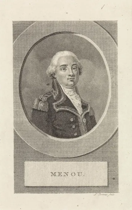 Framed Print : General Jacques-Francois de Menou (1750-1810), 1807 Framed Print : General Jacques-Francois de Menou (1750-1810), 1807