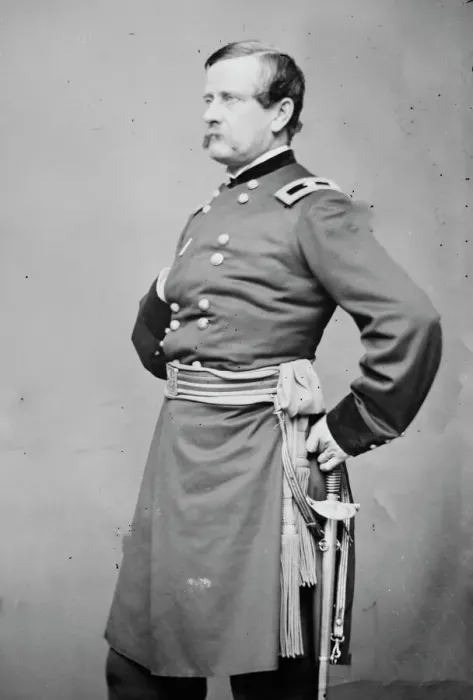 Framed Print : General James Henry Van Alen, US Army, between 1855 and 1865. Creator: Unknown Framed Print : General James Henry Van Alen, US Army, between 1855 and 1865. Creator: Unknown