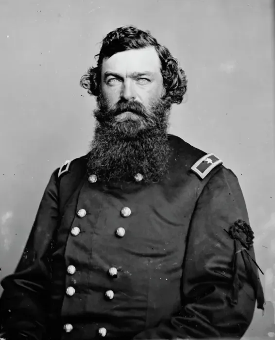Framed Print : General James S. Robinson, US Army, between 1855 and 1865. Creator: Unknown Framed Print : General James S. Robinson, US Army, between 1855 and 1865. Creator: Unknown