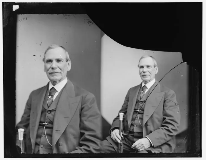 Framed Print : General James Shields (not in uniform), between 1865 and 1880. Creator: Unknown Framed Print : General James Shields (not in uniform), between 1865 and 1880. Creator: Unknown