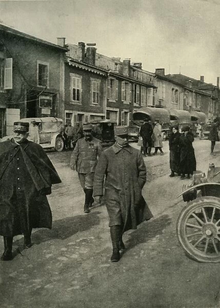 General Joffre and General Petain, Verdun, northern France, First World War, 1916, (c1920)