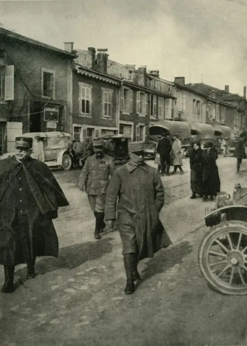 Framed Print : General Joffre and General Petain, Verdun, northern France, First World War, 1916, (c1920) Framed Print : General Joffre and General Petain, Verdun, northern France, First World War, 1916, (c1920)