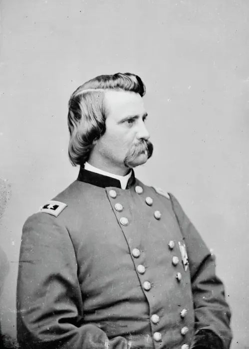 Framed Print : General John A. Logan, between 1855 and 1865. Creator: Unknown