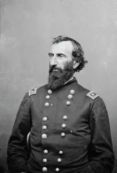 Framed Print : General John A. McClernand, US Army, between 1855 and 1865. Creator: Unknown Framed Print : General John A. McClernand, US Army, between 1855 and 1865. Creator: Unknown