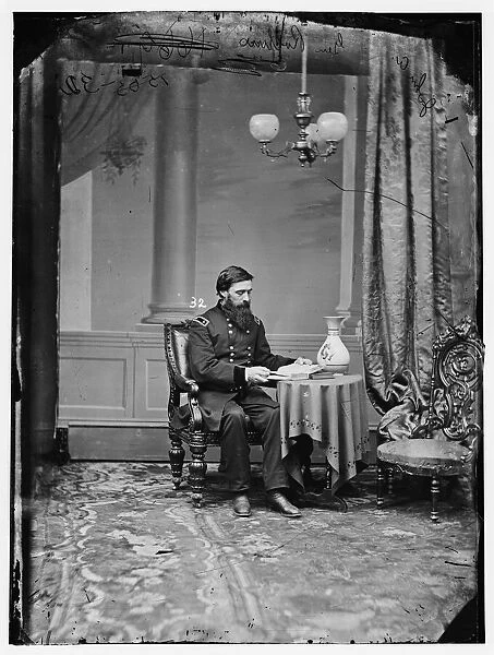 General John A. Rawlins, US Army, between 1860 and 1875. Creator: Unknown