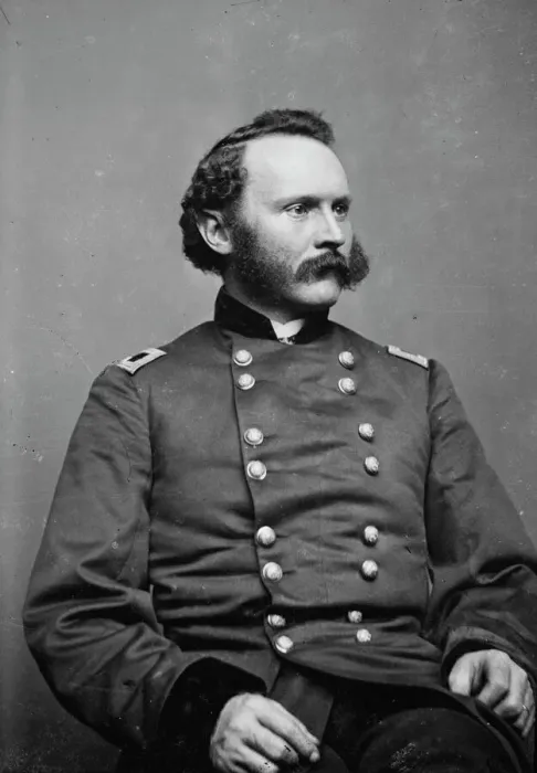 Framed Print : General Joseph Bradford Carr, US Army, between 1855 and 1865. Creator: Unknown Framed Print : General Joseph Bradford Carr, US Army, between 1855 and 1865. Creator: Unknown