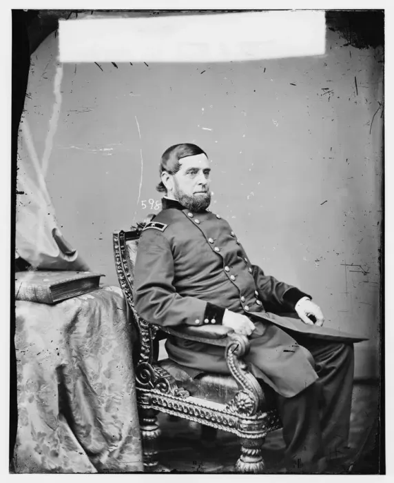 Framed Print : General Julian ?, US Army, between 1860 and 1875. Creator: Unknown Framed Print : General Julian ?, US Army, between 1860 and 1875. Creator: Unknown