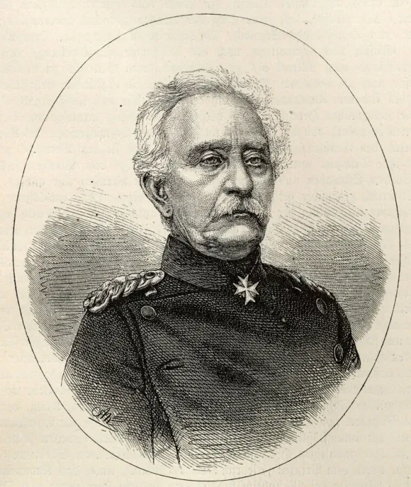Framed Print : General Karl Friedrich von Steinmetz (1796-1877). Creator: Neumann Framed Print : General Karl Friedrich von Steinmetz (1796-1877). Creator: Neumann