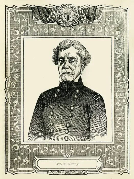 Framed Print : General Kearny, 1849. Creator: Unknown Framed Print : General Kearny, 1849. Creator: Unknown