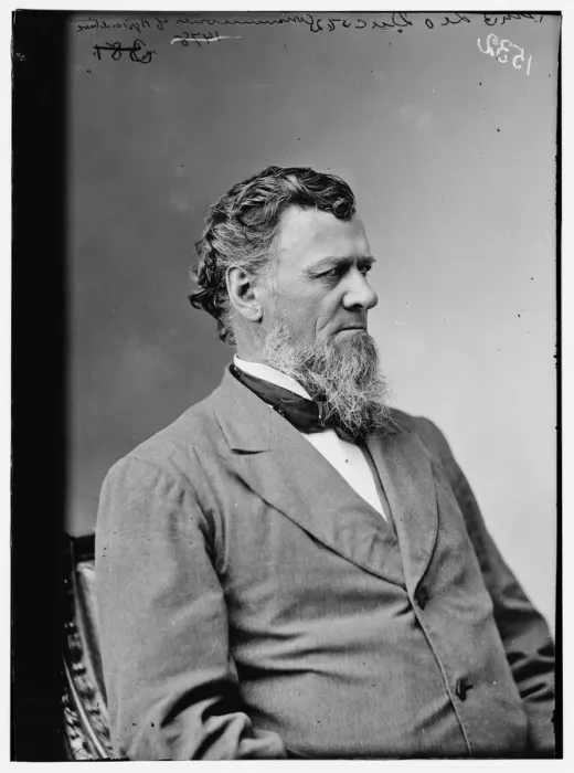 Framed Print : General La Duc, Commissioner of Agriculture, between 1870 and 1880. Creator: Unknown Framed Print : General La Duc, Commissioner of Agriculture, between 1870 and 1880. Creator: Unknown