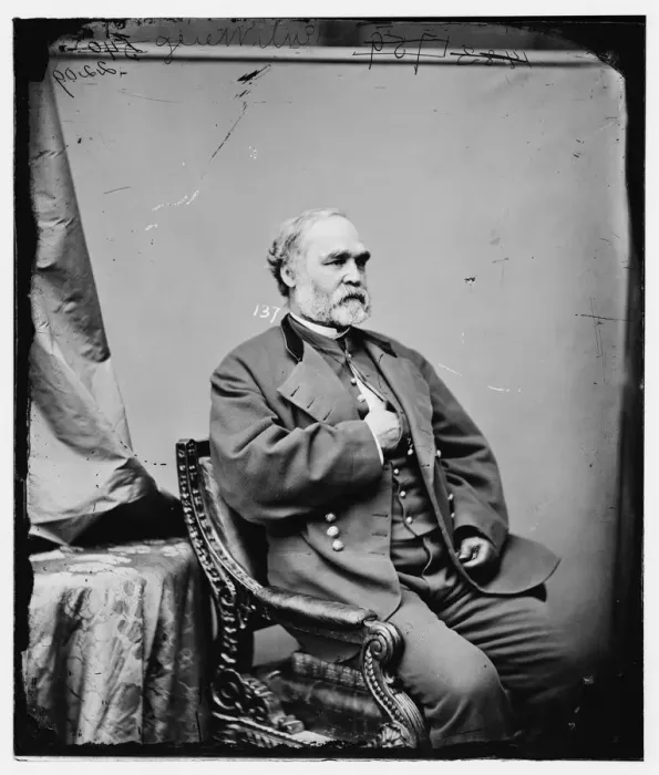 Framed Print : General M. C. Meigs, US Army, between 1860 and 1875. Creator: Unknown Framed Print : General M. C. Meigs, US Army, between 1860 and 1875. Creator: Unknown