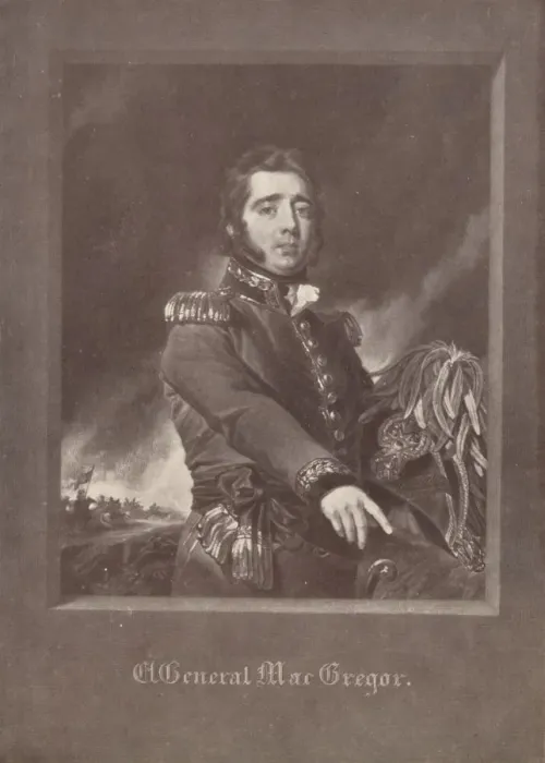 Framed Print : General MacGregor, c1825 (1909). Artist: Samuel William Reynolds Framed Print : General MacGregor, c1825 (1909). Artist: Samuel William Reynolds