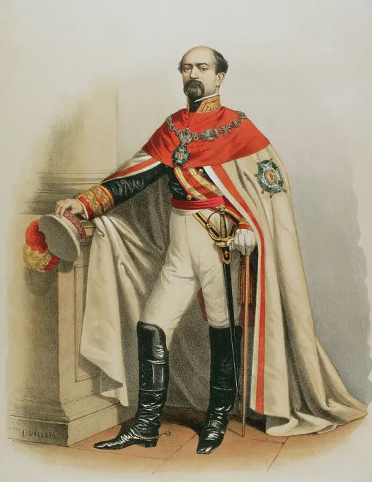 Framed Print : General Manuel Pavia y Lacy (1814-1896) wearing the Grand Cross of the Royal and Military... 1865. Creator: Unknown Framed Print : General Manuel Pavia y Lacy (1814-1896) wearing the Grand Cross of the Royal and Military... 1865. Creator: Unknown