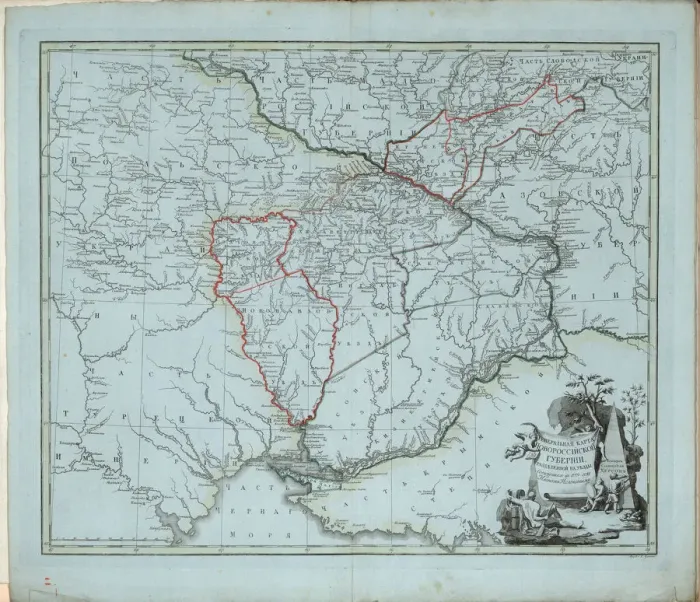 Framed Print : General Map of Novorossiysk Governorate, 1779. Creator: Islenyev, Ivan Ivanovich Framed Print : General Map of Novorossiysk Governorate, 1779. Creator: Islenyev, Ivan Ivanovich