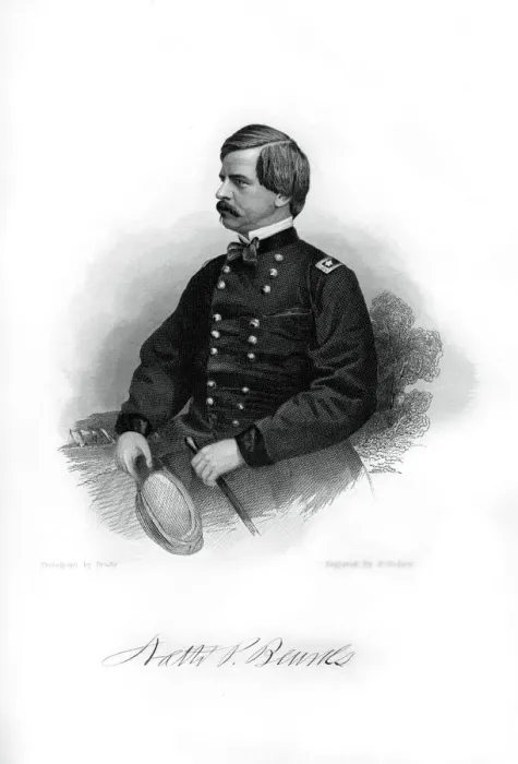 Framed Print : General Nathaniel Prentice Banks, American politician and soldier, 1862-1867. Artist: J Rogers Framed Print : General Nathaniel Prentice Banks, American politician and soldier, 1862-1867. Artist: J Rogers