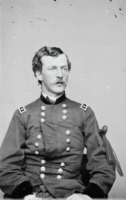 Framed Print : General Nelson Appleton Miles, between 1855 and 1865. Creator: Unknown