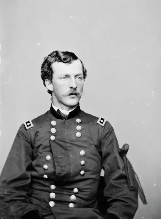 Framed Print : General Nelson Appleton Miles, between 1855 and 1865. Creator: Unknown Framed Print : General Nelson Appleton Miles, between 1855 and 1865. Creator: Unknown