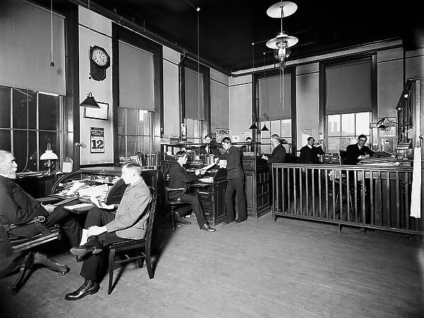 General office, Leland & Faulconer Manufacturing Co. Detroit, Mich. 1903 Nov. Creator: Unknown. General office, Leland & Faulconer Manufacturing Co. Detroit, Mich. 1903 Nov. Creator: Unknown