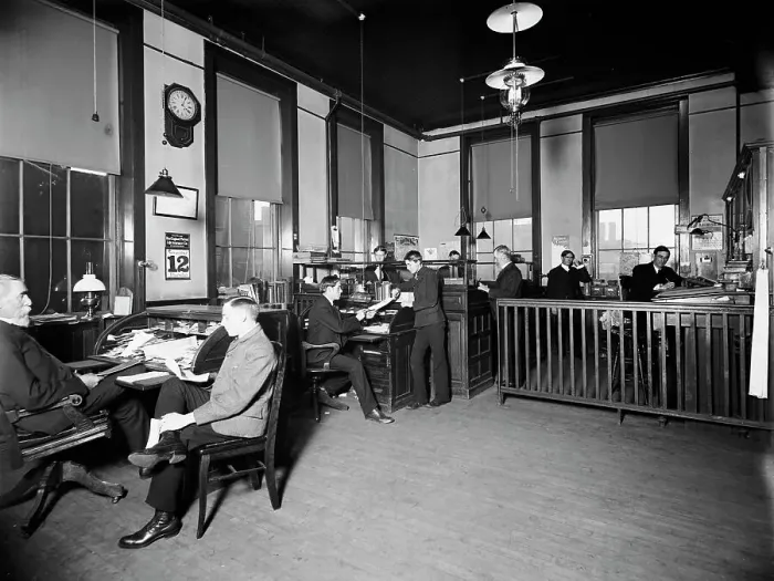 Framed Print : General office, Leland & Faulconer Manufacturing Co. Detroit, Mich. 1903 Nov. Creator: Unknown. General office, Leland & Faulconer Manufacturing Co. Detroit, Mich. 1903 Nov. Creator: Unknown Framed Print : General office, Leland & Faulconer Manufacturing Co. Detroit, Mich. 1903 Nov. Creator: Unknown. General office, Leland & Faulconer Manufacturing Co. Detroit, Mich. 1903 Nov. Creator: Unknown
