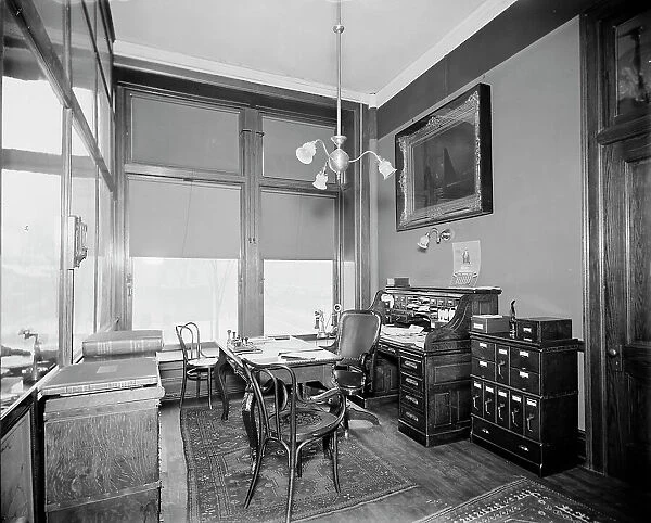 General office, Mulford & Petry Co. 1904. Creator: Unknown. General office, Mulford & Petry Co. 1904. Creator: Unknown