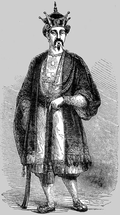 Framed Print : General Orgoni; The Burman Empire, 1854. Creator: Unknown Framed Print : General Orgoni; The Burman Empire, 1854. Creator: Unknown