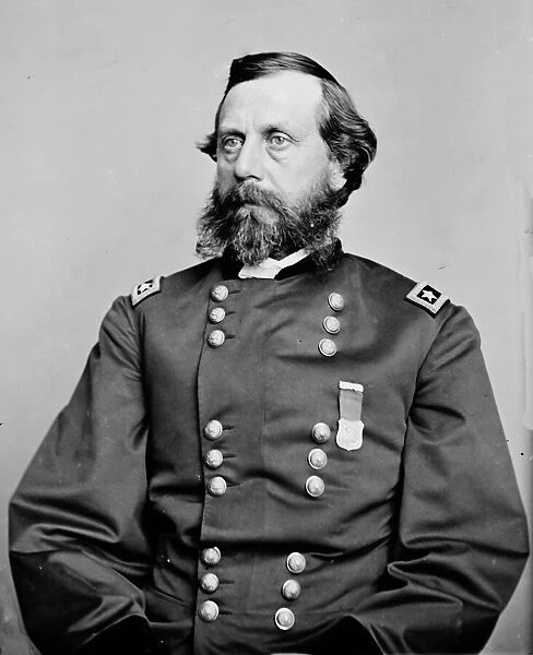 General Orlando Bolivar Willcox, US Army, between 1855 and 1865. Creator: Unknown