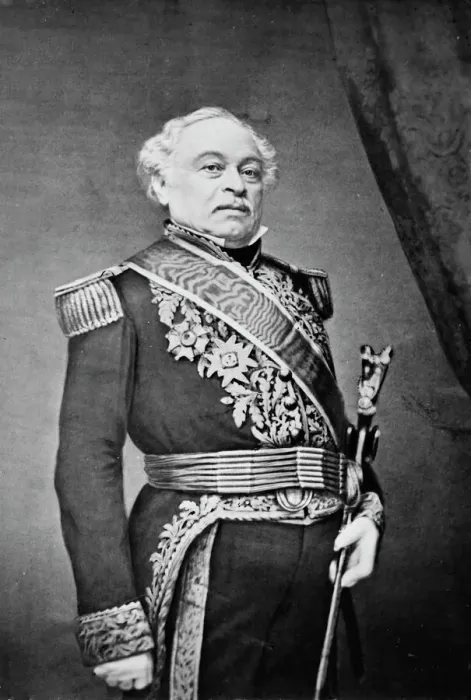 Framed Print : General Paez, between 1855 and 1865. Creator: Unknown