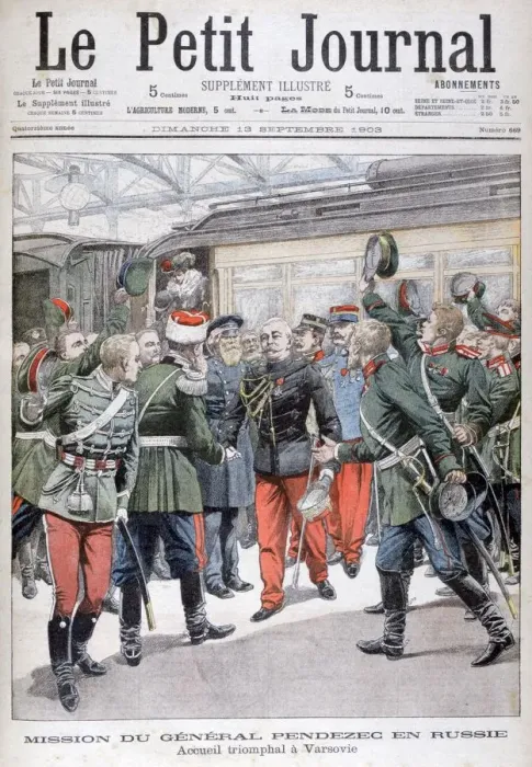 Framed Print : General Pendezecs diplomatic mission to Russia, 1903 Framed Print : General Pendezecs diplomatic mission to Russia, 1903