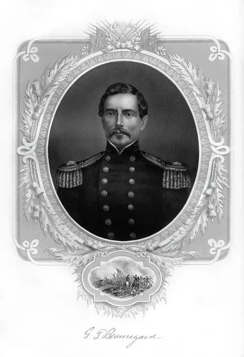 Framed Print : General PGT Beauregard, Confederate Army general, 1862-1867 Framed Print : General PGT Beauregard, Confederate Army general, 1862-1867