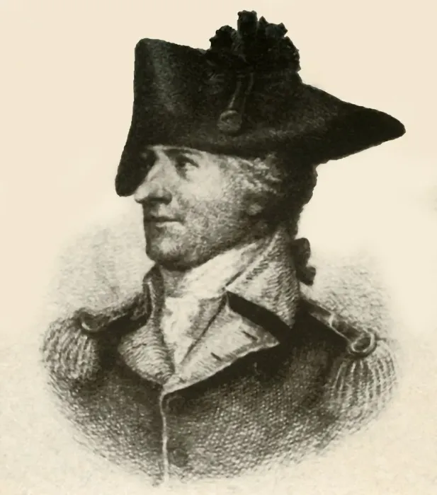 Framed Print : General Philemon Dickinson, showing high cut coat, c1780, (1937). Creator: Unknown Framed Print : General Philemon Dickinson, showing high cut coat, c1780, (1937). Creator: Unknown