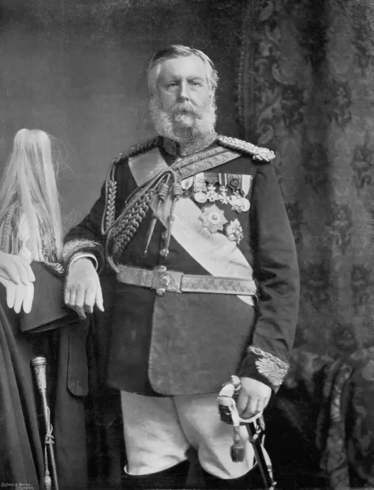 Framed Print : General Prince Edward of Saxe-Weimar, 1896. Artist: Elliott & Fry Framed Print : General Prince Edward of Saxe-Weimar, 1896. Artist: Elliott & Fry